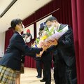 退任式・3学期終業式を行いました