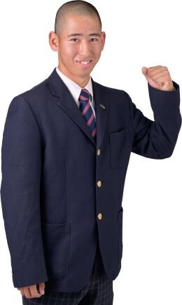 工業科・土木建築科（土木コース） 緒方 一雅君（鏡中学校出身）
